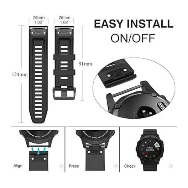 Correa de repuesto para Garmin Fenix 5X Fenix 6X correa_6