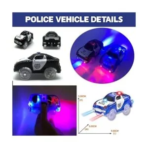 142 piezas de Policía Patrulla Chase Create a Road Super_5