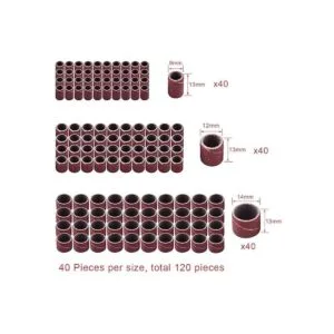 AUSTOR Juego de tambor de lijado de 132 piezas con caja_5