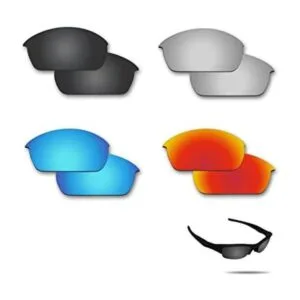 Fiskr Lentes de repuesto polarizadas para Oakley Flak_1