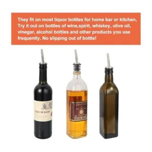 AOZITA Vertedor de botellas clásico de acero inoxidable_4