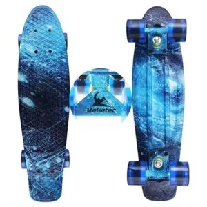 Meketec Skateboards Mini Cruiser Patineta 56 cm diseño_2