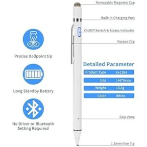 Evach Active Stylus Lápiz digital con punta ultrafina_5