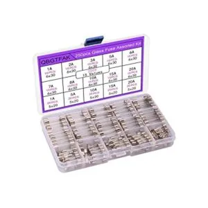 Juego de 250 fusibles de tubo de vidrio de soplado rápido_1