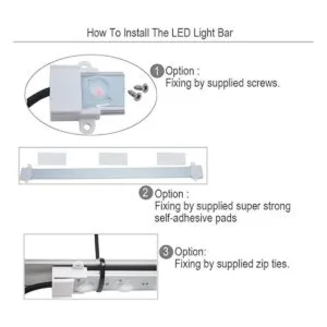 Kit de tiras de luz de cultivo de 45 W 4 tiras de luz LED_3
