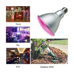 Foco LED E27 PAR38 20W RGB Bombilla de color 16 colores_6