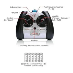 Syma S109G Helicóptero RC de 3.5 canales con giroscopio_5