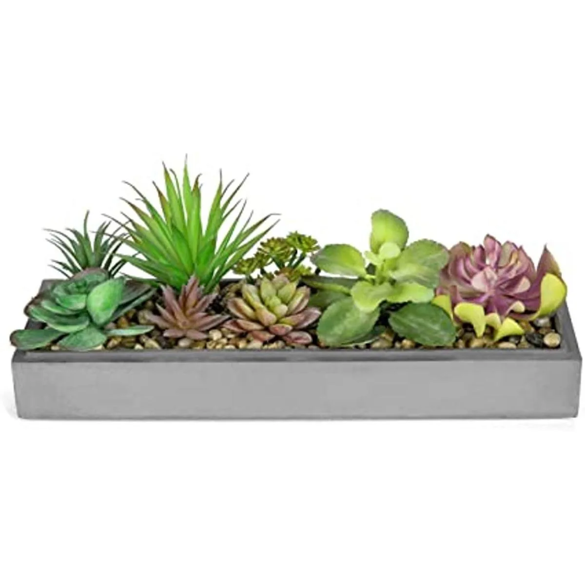 MyGift Arreglo de plantas suculentas artificiales de_1