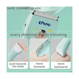 ENSSU Cortapelos de bebé cortapelos silenciosos para_6