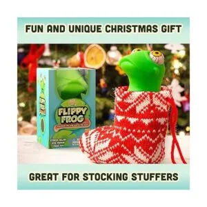 Squishy Eye Popping Flippy Rana Gran apretón Juguete_2