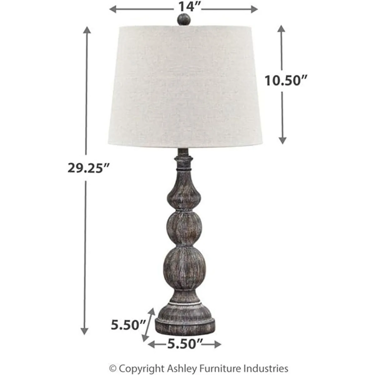 Signature Design by Ashley Lámpara de mesa Bernadate_4