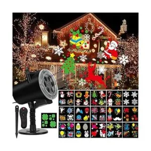 Syslux Luz de proyector de Navidad 16 luces LED de alta_1