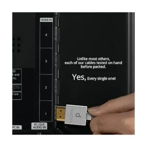 Pacroban Cable HDMI delgado 15 pies2 unidades blanco 4K_6