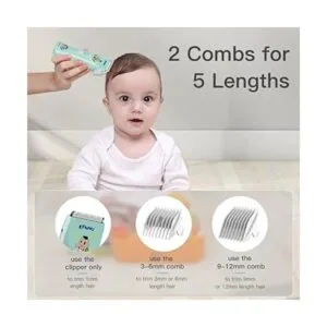 ENSSU Cortapelos de bebé cortapelos silenciosos para_5