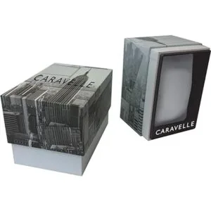 Caravelle Reloj tradicional de cuarzo para mujer acero_4