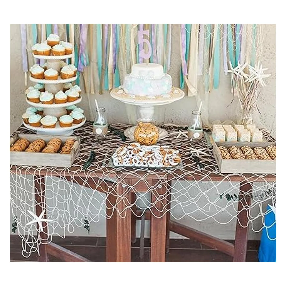 Red de pesca natural para fiestas piratas fiestas_5