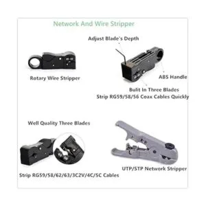 Gaobige Kit de herramientas de red para Cat5 Cat5e Cat6_3