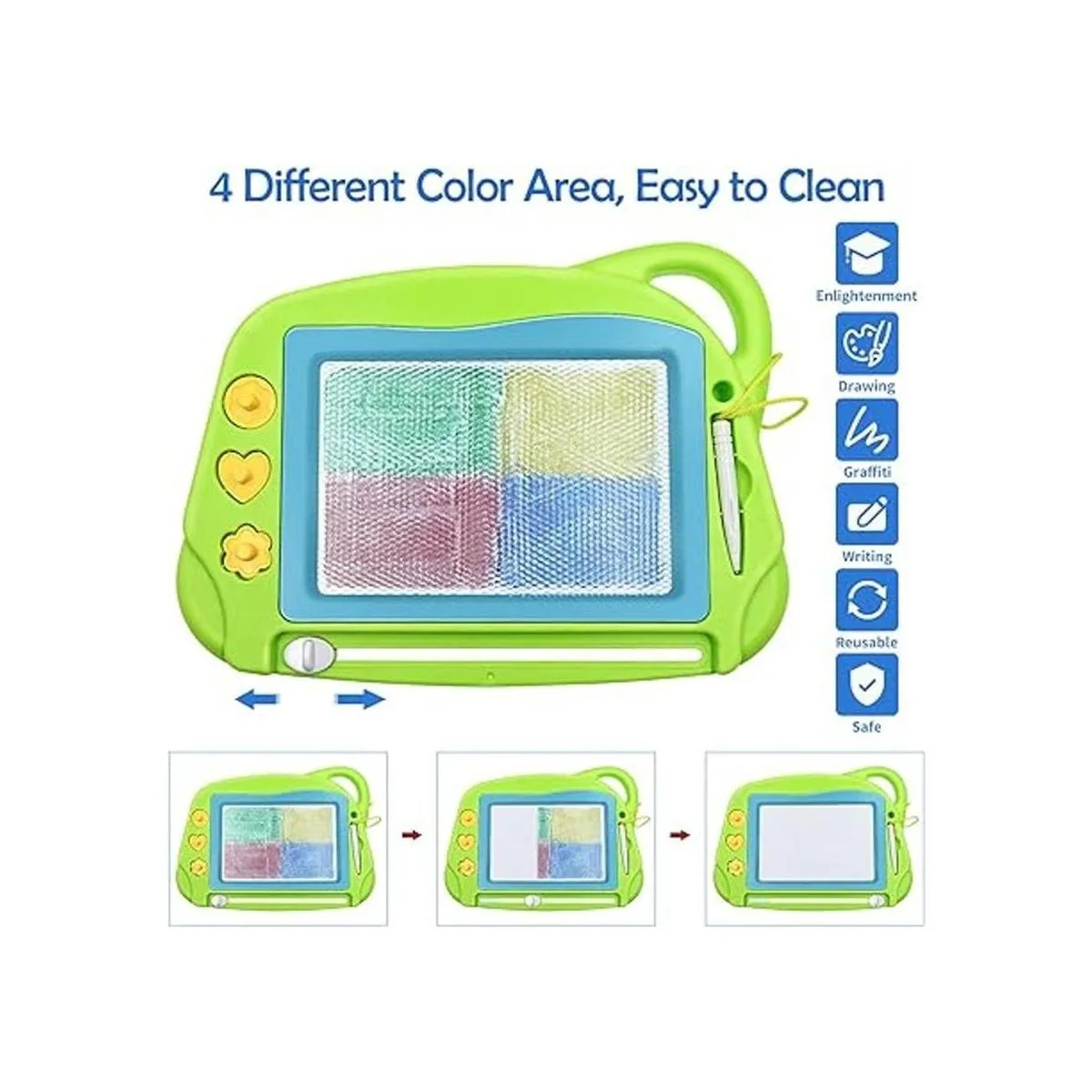 Pizarra pequeña y magnética para dibujar. Almohadilla_4