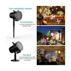 Syslux Luz de proyector de Navidad 16 luces LED de alta_3