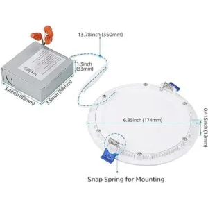 Luz de techo con caja de derivación 12 W 6 ultra_4