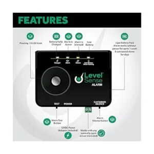 Level Sense Alarma de fallo de bomba de sumidero con_2