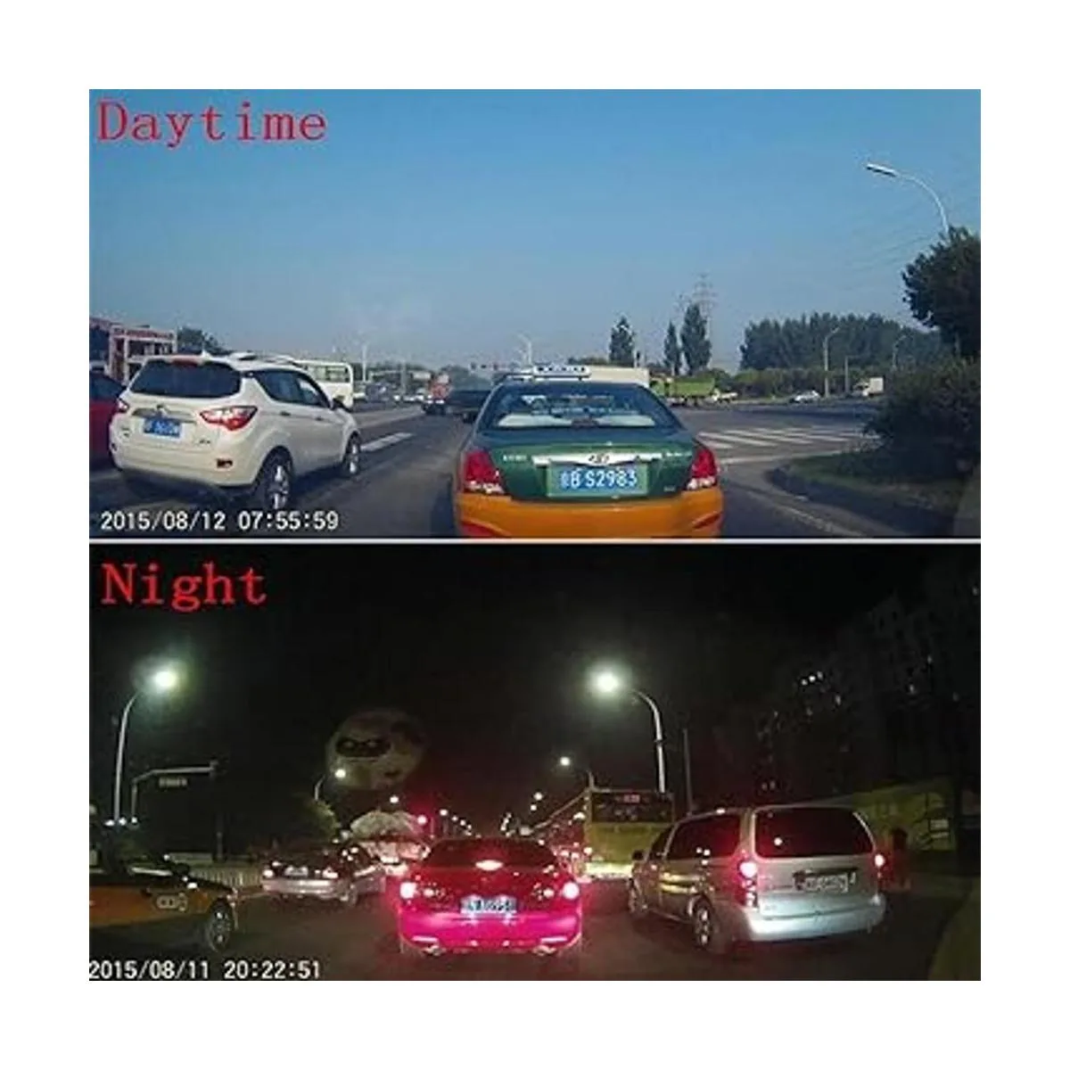 DVR Espejo retrovisor grabador de video 4.3 pulgadas de_6