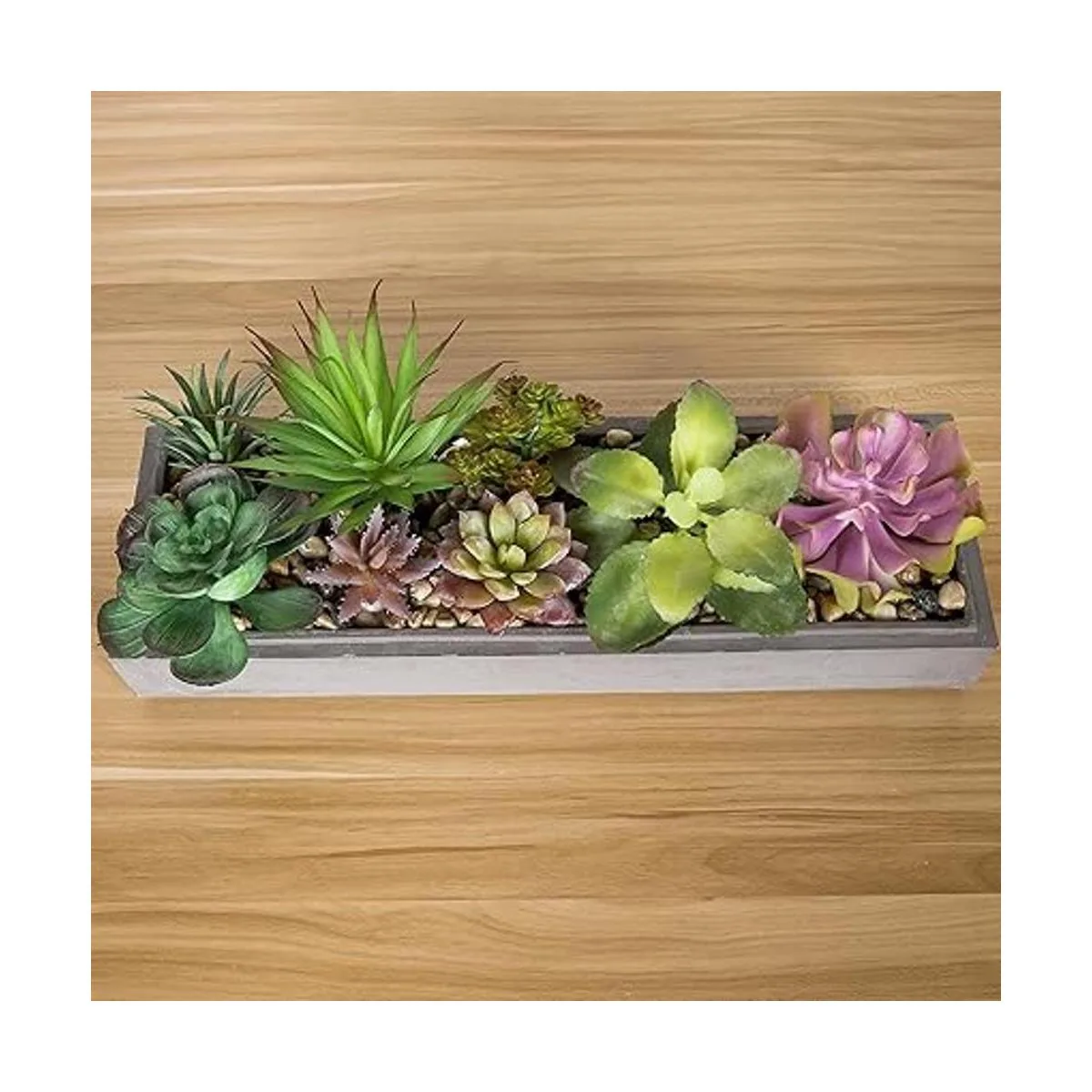 MyGift Arreglo de plantas suculentas artificiales de_2