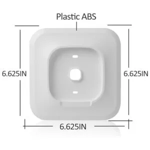 Cubierta de soporte de placa de pared para termostato_5