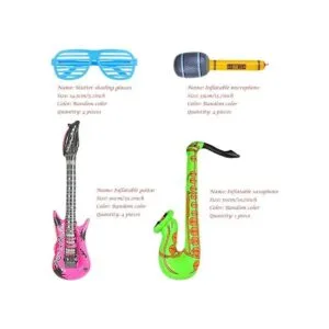 Party Rock Star Juguete Inflable Set 13 Unidades_6