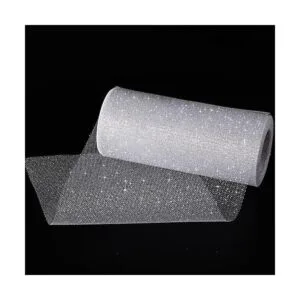 Rollo de cinta de tul brillante carrete de tul brillante_4