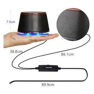 Sanyun Altavoces de computadora SW102 5 pulgadas de ancho_5