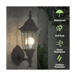 EMART Lámpara LED de porche para exteriores accesorios de_2