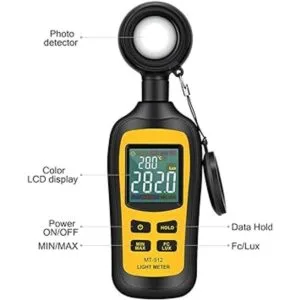 Medidor de luz medidor de iluminación digital medidor de_5