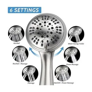 GPromise cabezal de regadera de alta presión con 6_3