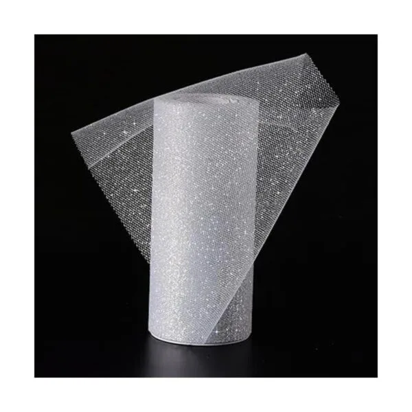 Rollo de cinta de tul brillante carrete de tul brillante_2
