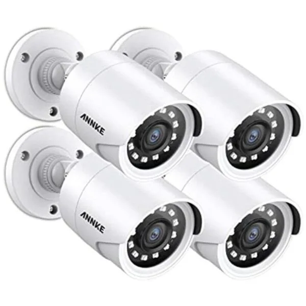 ANNKE Paquete de 4 kits de cámaras de seguridad con cable_1