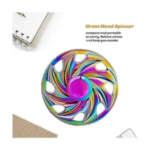 SCIONE Juguetes giratorios de metal para la ansiedad_4