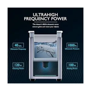 Limpiador ultrasónico profesional COZ de 110 V con_2