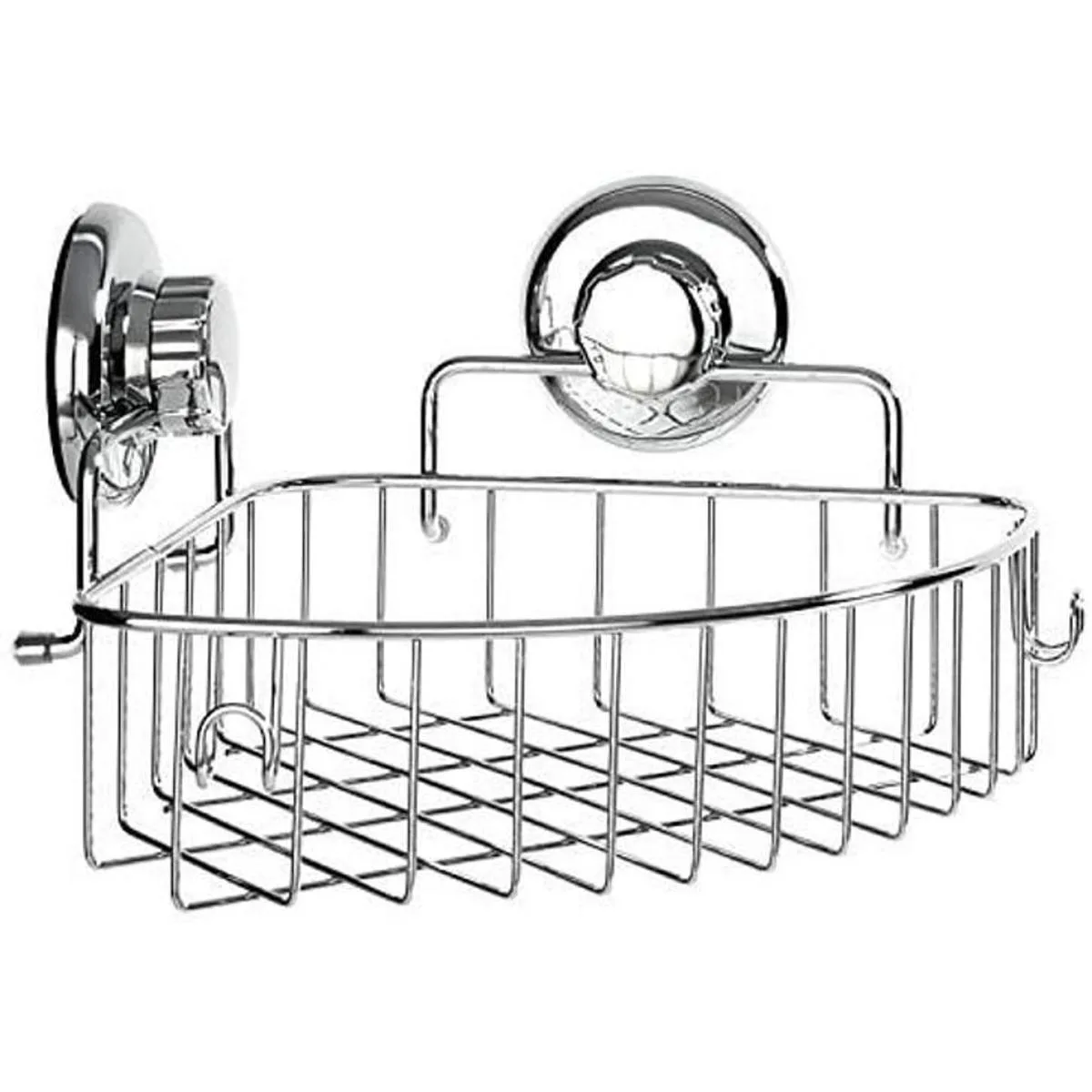 HASKO accessories Carrito de ducha esquinero con ventosa_1