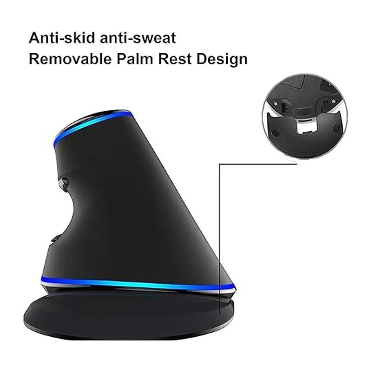 JTech Digital Ratón USB vertical ergonómico con cable con_5