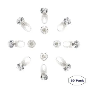 Midafon Paquete de 60 anillos LED brillantes con luces LED_4