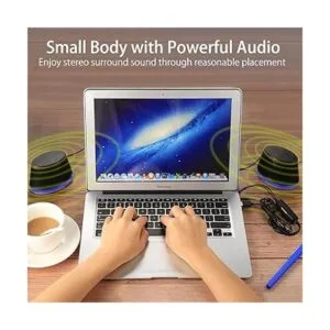 Sanyun Altavoces de computadora SW102 5 pulgadas de ancho_6