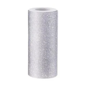 Rollo de cinta de tul brillante carrete de tul brillante_1