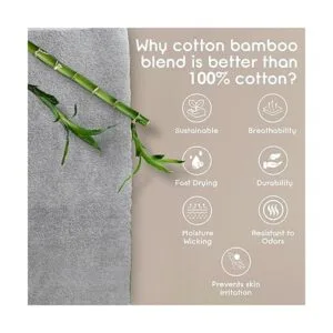 Ariv Toallas de baño de algodón de bambú de alta calidad_2