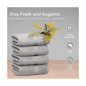 Ariv Toallas de baño de algodón de bambú de alta calidad_3