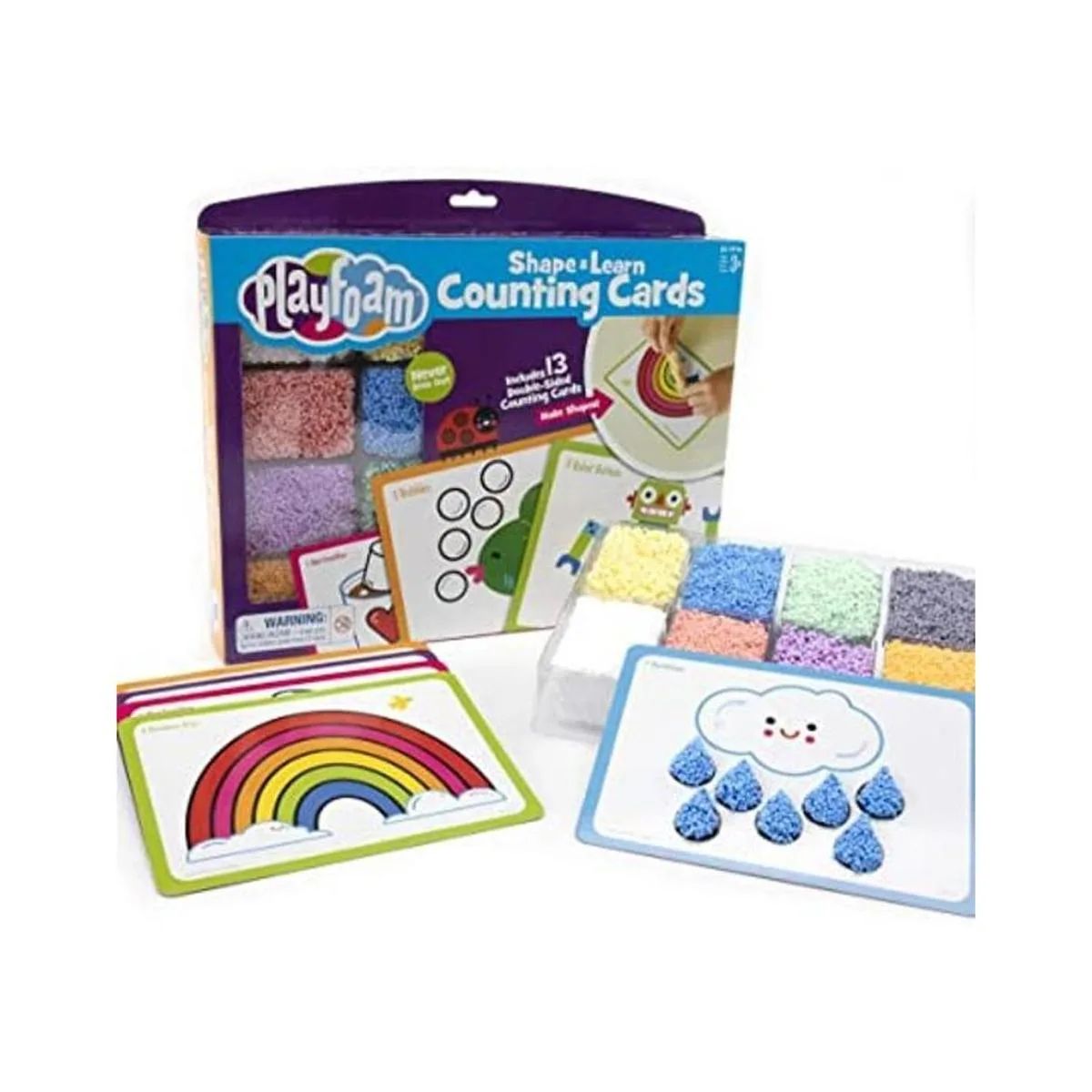 Educational Insights Playfoam Juego de conteo de forma y_1