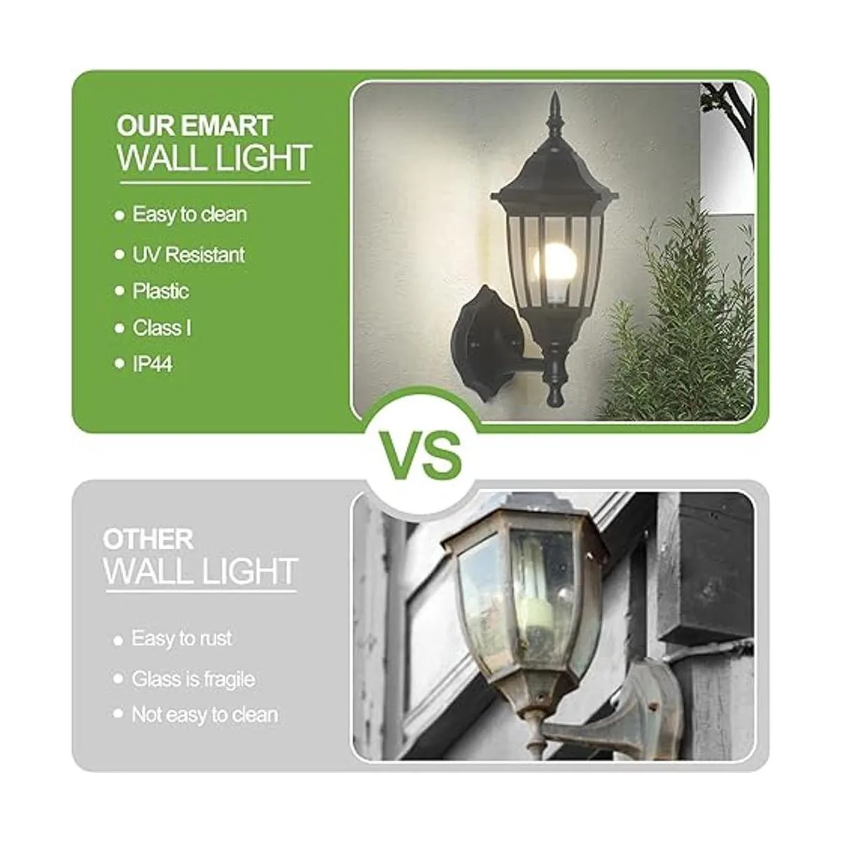 EMART Lámpara LED de porche para exteriores accesorios de_4