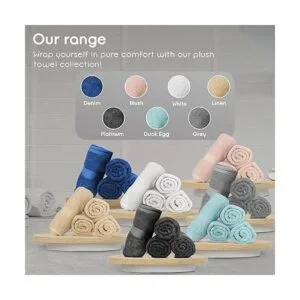 Ariv Toallas de baño de algodón de bambú de alta calidad_4