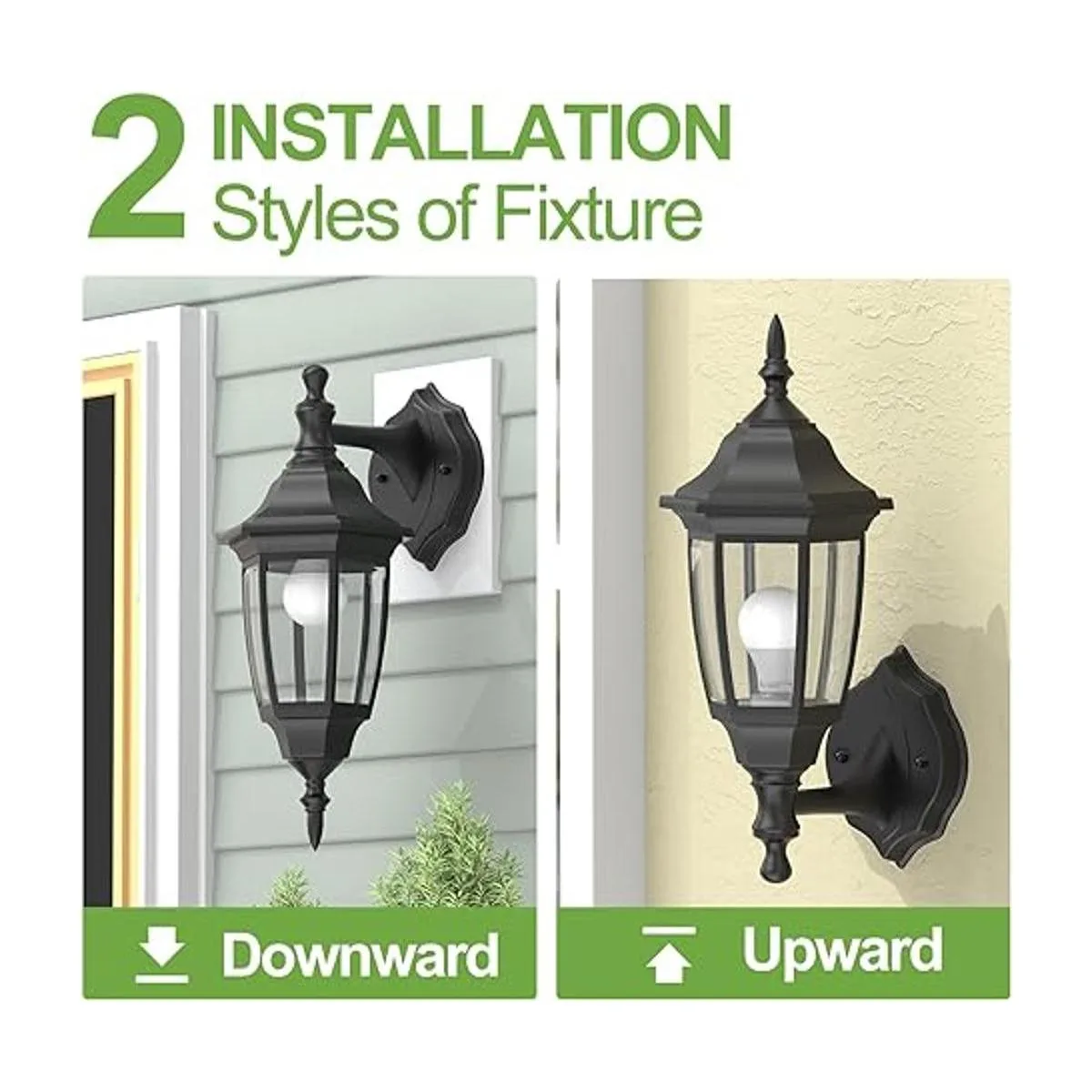 EMART Lámpara LED de porche para exteriores accesorios de_3
