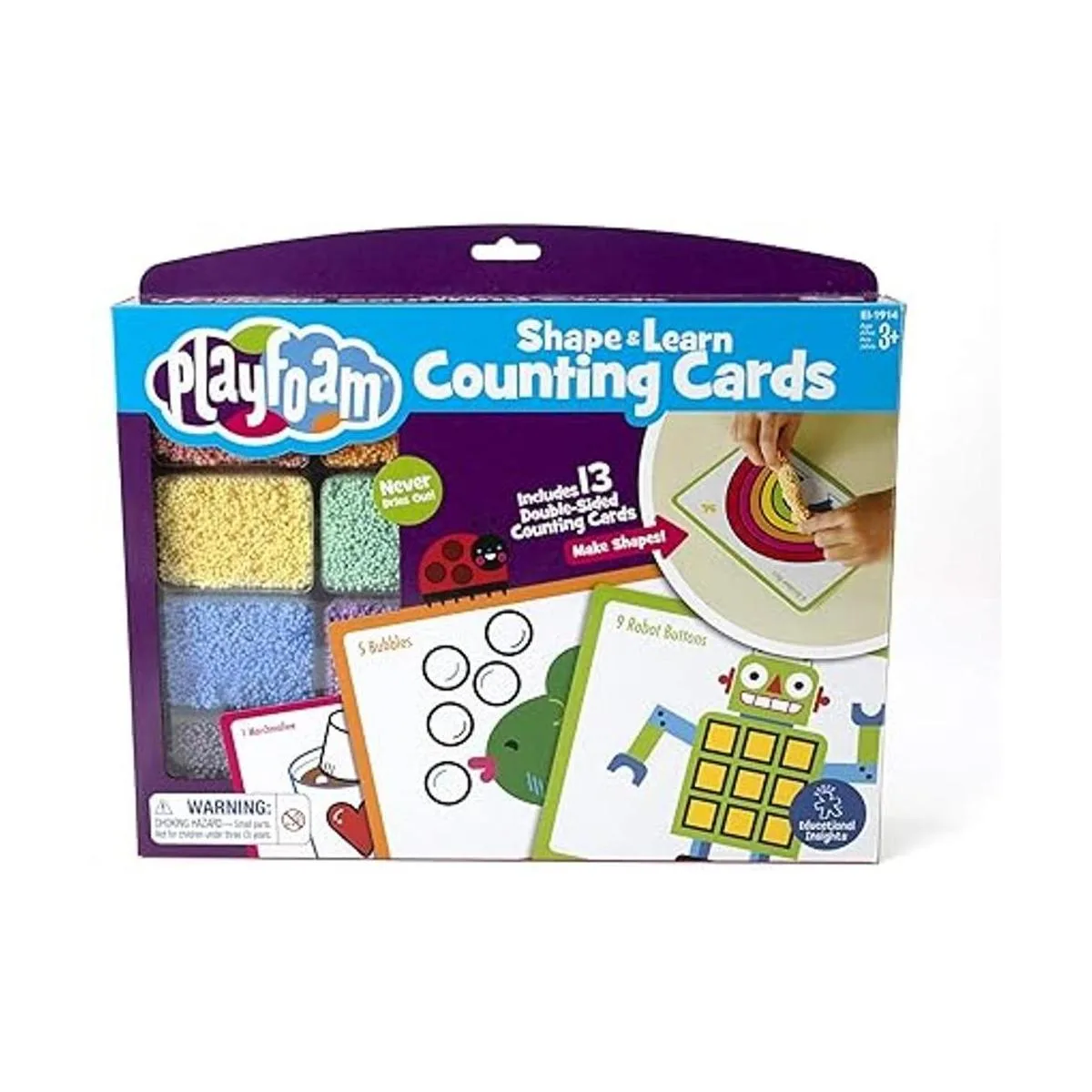 Educational Insights Playfoam Juego de conteo de forma y_6